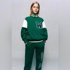 Zara Flocked Pullover